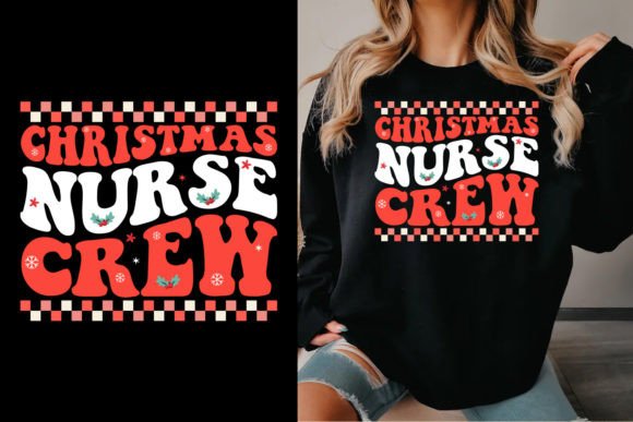 Christmas Nurse Crew. Christmas Design Graphics