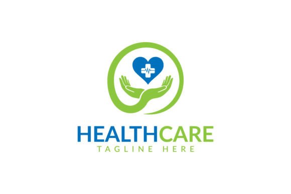 Flat Healthcare and Medical Logo: Graphics and Logos for Digital Sellers