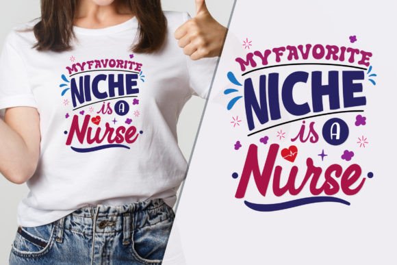 My Favorite Niece is a Nurse Cool Tee Graphics