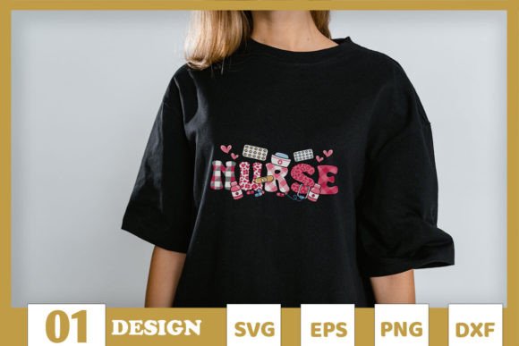 Nurse Drugs Doodle Leopard Plaid Graphics