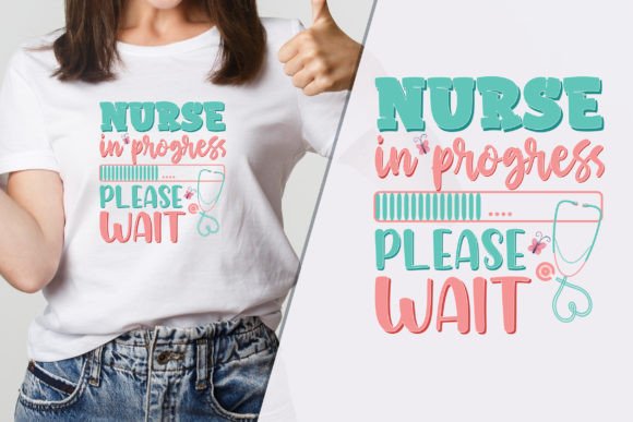 Nurse Progressing Healthcare Tee Design Graphics