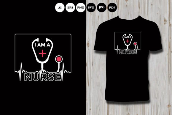 Nurse Typography Tee Design Review