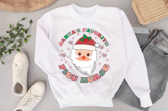 Santa’s Favorite Picu Nurse Graphics